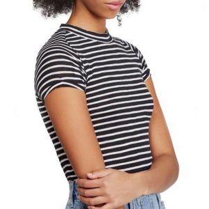 Free People Night Sky Stripe T-Shirt